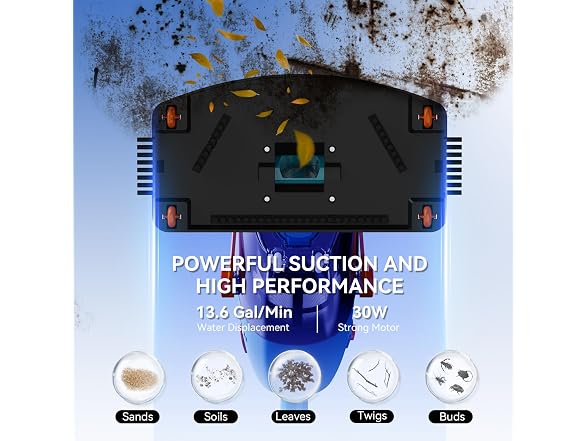 Handheld Pool Vacuum Cordless w/ Pole