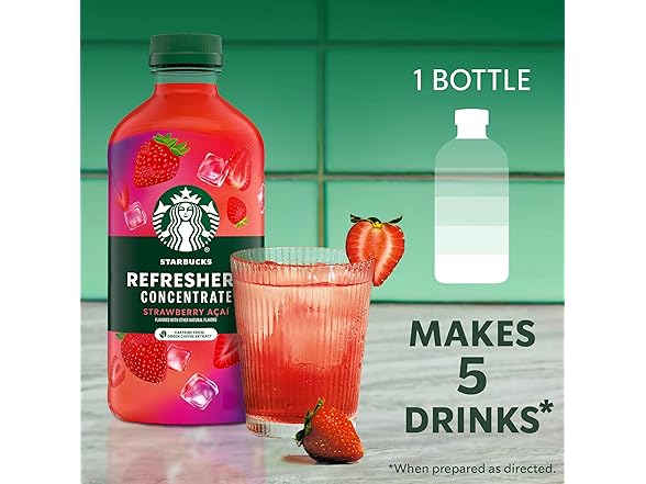 Starbucks Refreshers Concentrate Strawberry Acai