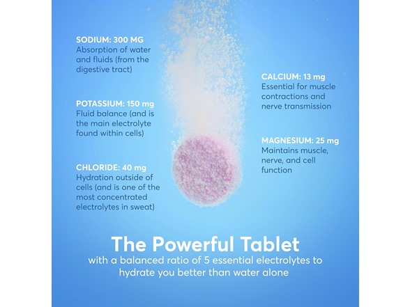 10-PK Nuun Sport Electrolyte Tabs, Strawberry Lemonade