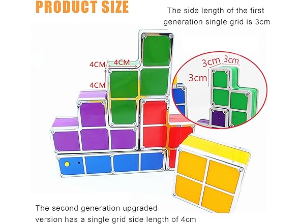 Stackable LED 3D Puzzles Night Lamp