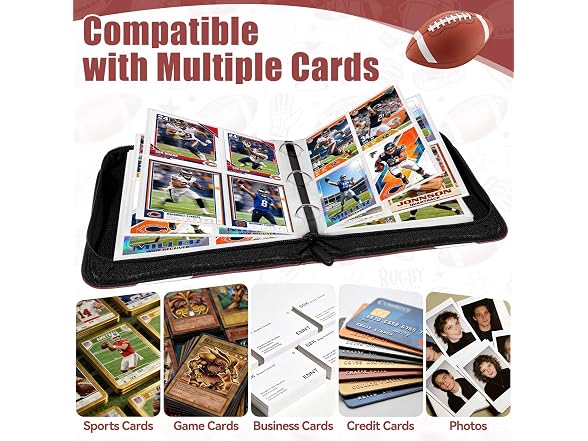 Komirom 440-Pocket Football Card Binder