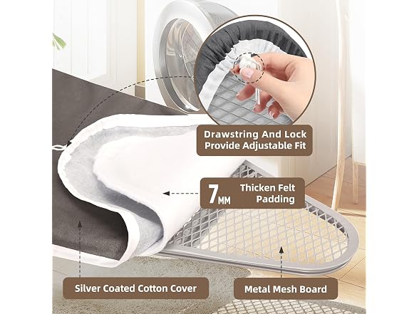 STO STO Ironing Board Full Size 45" x 14" with Iron Holder