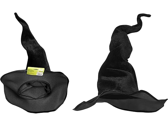 Rubies Rubies Women's Wired Velour Witch Hat, Black, One S