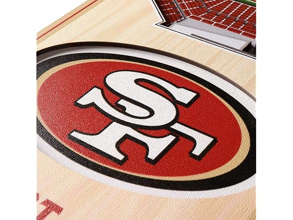 SAN FRANCISCO 49ERS 3D Stadium 6x19 Banner
