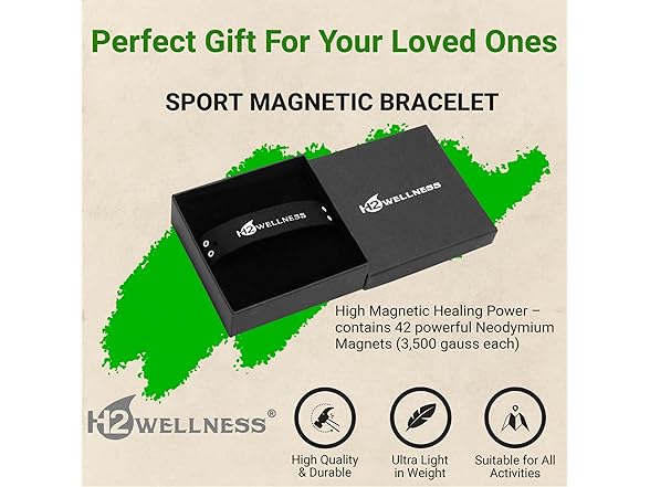 H2WELLNESS Magnetic Therapy Bracelet