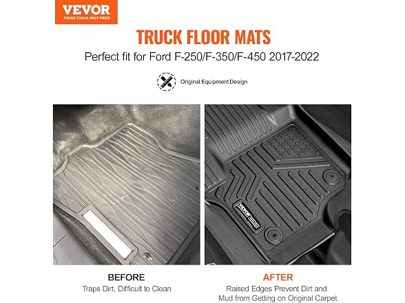 Automotive Floor Mats, Fits for Ford F250 F350