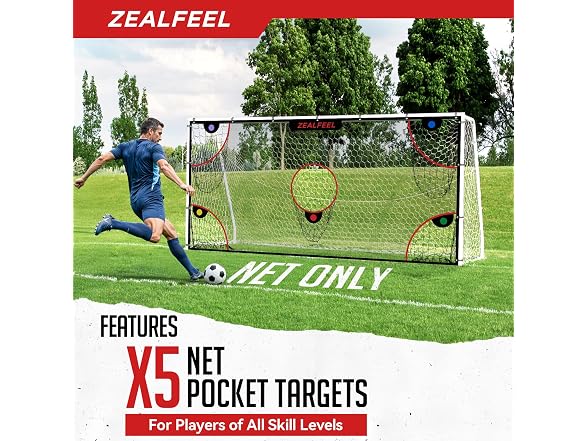 ZEALFEEL Soccer Target Net