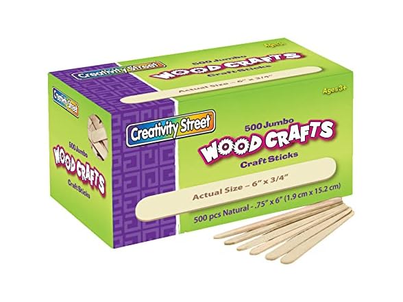 Creativity Street Wood Crafts Jumbo Craft