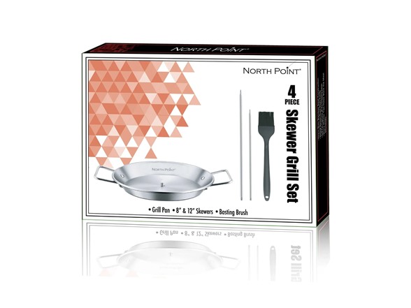 North Point 4 Piece Skewer Grill Set - Gallery 4