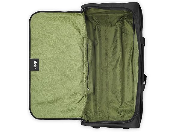 Jeep JS009D Two Wheel Rolling Travel Duffle Bag