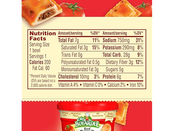 Chef Boyardee Beef Ravioli 7.5 oz