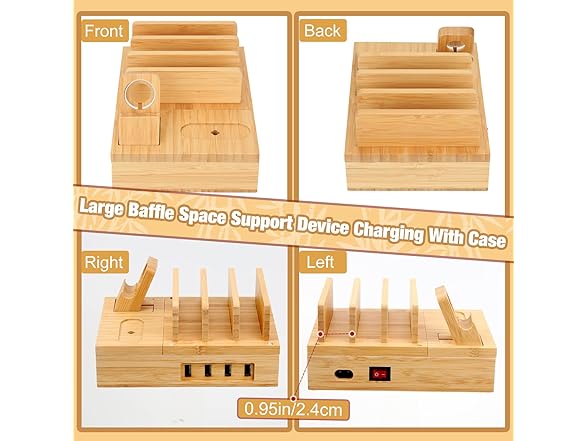 Bamboo Charging Station