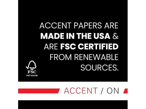Accent Opaque White Cardstock Paper