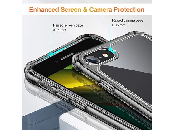 ESR for iPhone SE3/SE/8/7 Case, Shock-Absorbing