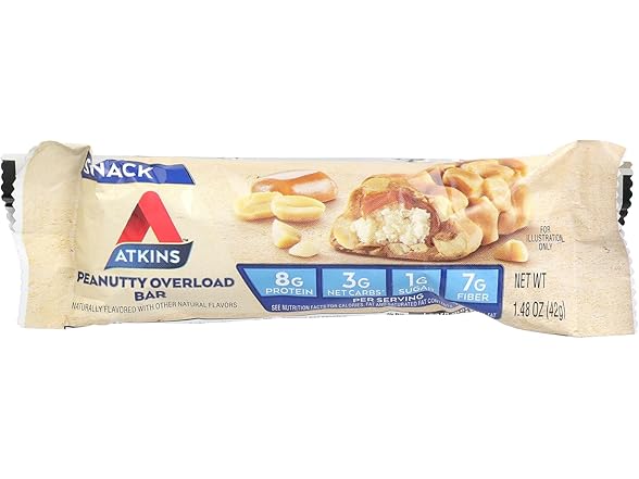 5CT Atkins Snack, Peanutty Overload Bar