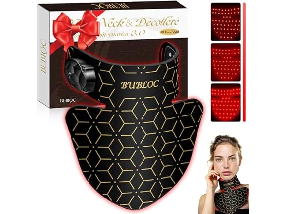 BUBLOC Upgraded Red Light Therapy Mask