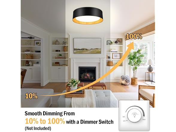BrightHome B0D1XLPC7L 13in Modern Ceiling Light