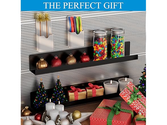 Magnetic Book Shelf 2pk Metal