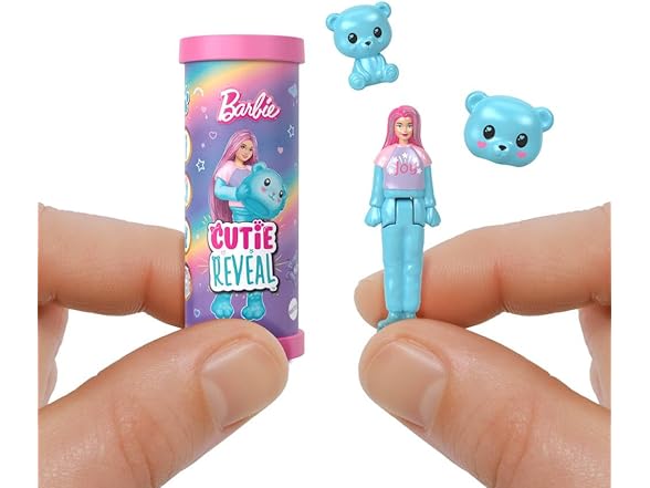 Polly Pocket Mini Barbie Land 5-Pack Pop Reveal