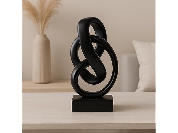 Modern Abstract Knot Sculpture