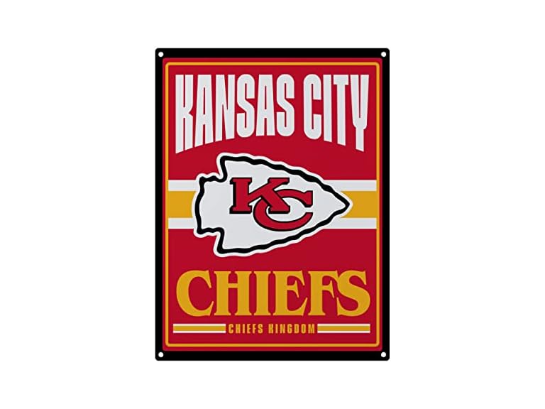 CHIEFS Metal Tacker Wall Sign