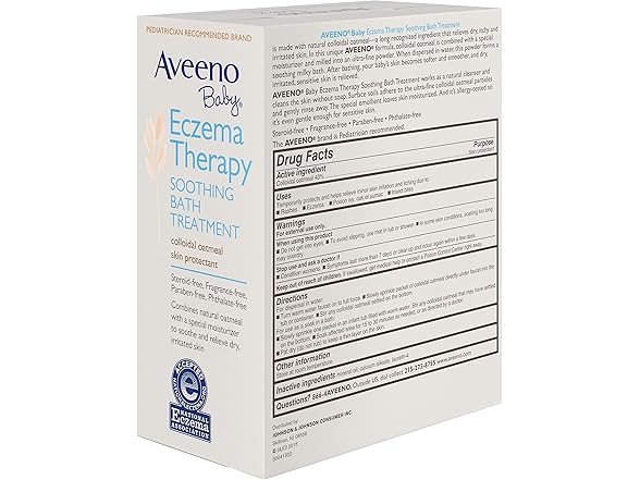 Aveeno Soothing Baby Bath Treatment, Single Use