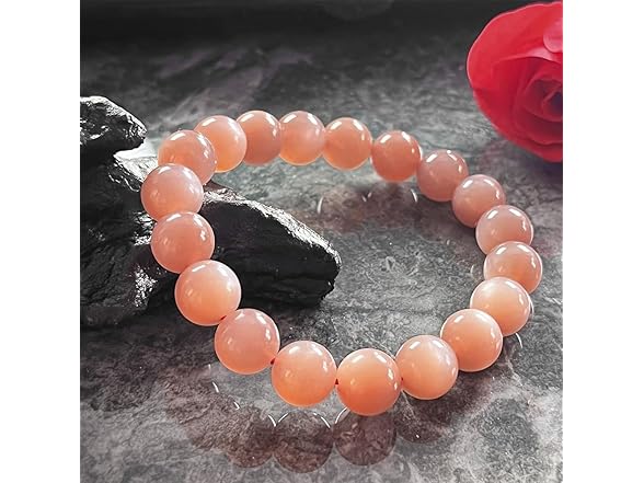 Ruishupin Orange Sunstone Bracelet
