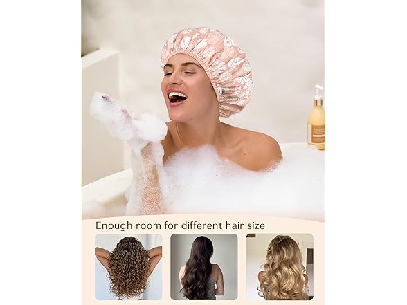 Yanibest Shower Cap for Women