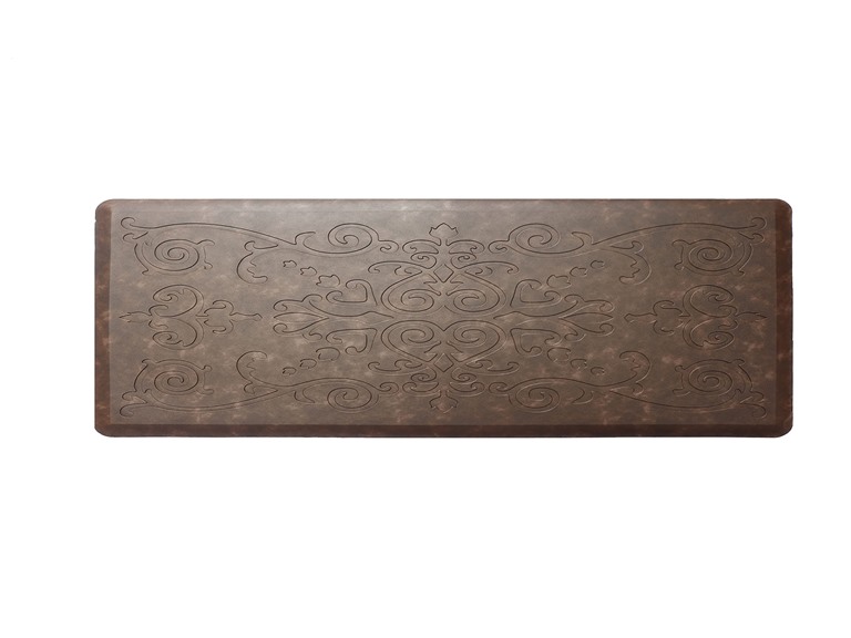 J&V TEXTILES EMB05 17*60 17 in. X 60 in. MEDALLION EMBO