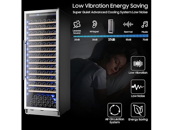 Vushine 24 Inch Wine Cooler