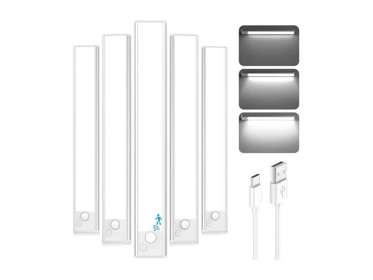 Brightever 5-Pack 14" Under Cabinet Lights