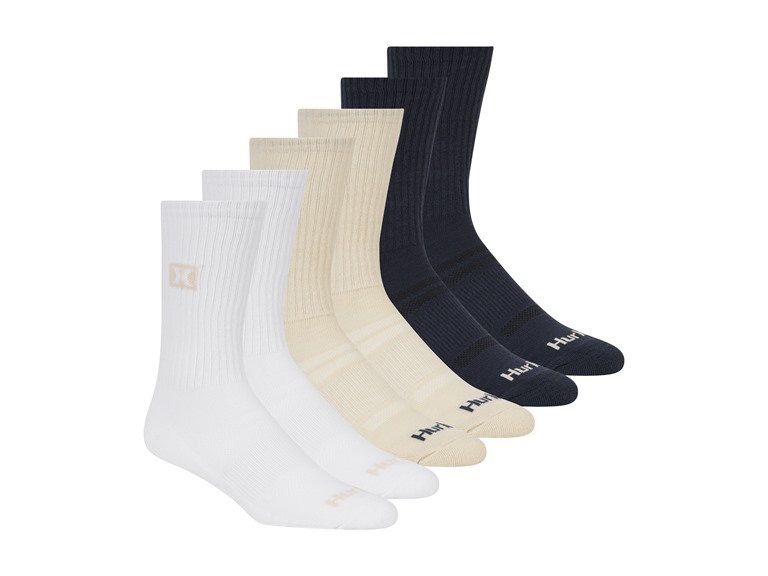 Hurley Men's 12-Pairs Crew Socks