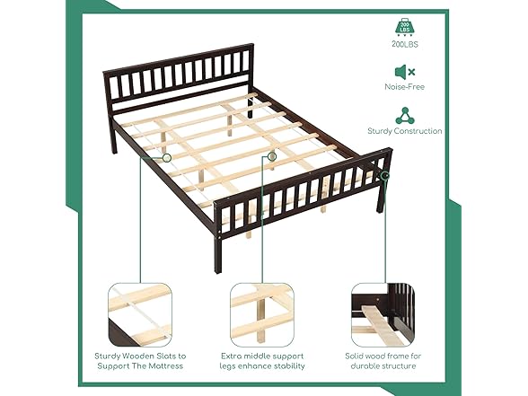 Airdown Queen Size Bed Frame
