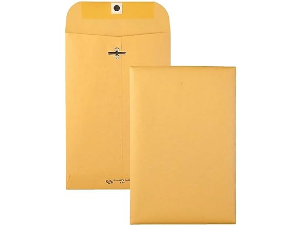 Quality Park Clasp Envelope, 100 Count