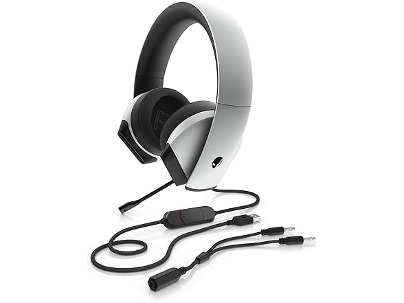 Alienware 7.1 PC Gaming Headset, Lunar Light