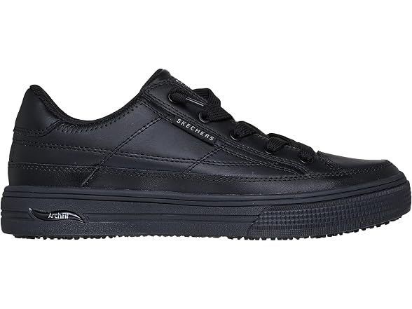 Skechers Women Work Arch Arcade Bungee Slip Shoe