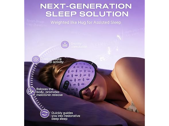 TOPOINT weighted gel eye mask