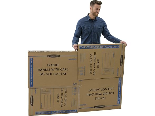 Bankers Box 3-Pack Adjustable Boxes
