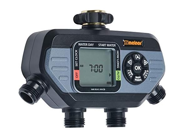 Melnor 73280 Digital Water Electronic Hose Timer Black/Gr