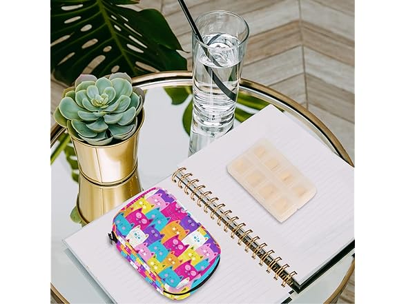 Compact 7 Day Travel Pill Bag