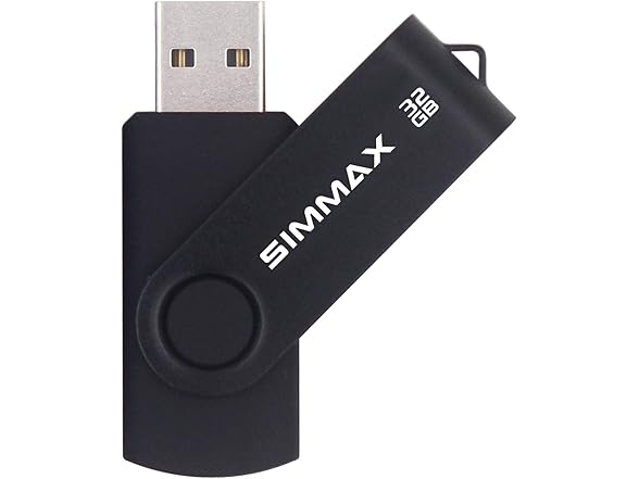 SIMMAX USB Flash Drives 3 Pack 32GB