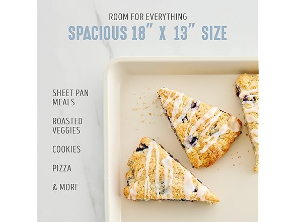GreenLife Bakeware 18” x 13” Half Cookie Sheet 