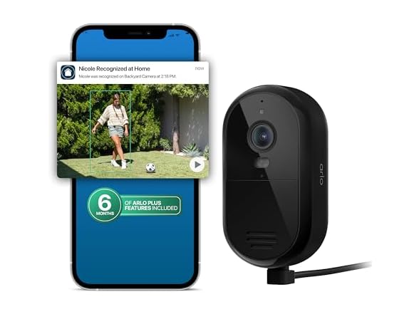 (1 or 2 Cam) (NEW) Arlo Essential Security Camera 2K (2025)