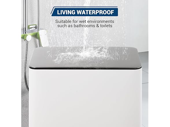 4 Gallon Slim Step Trash Can with Soft-Close Lid