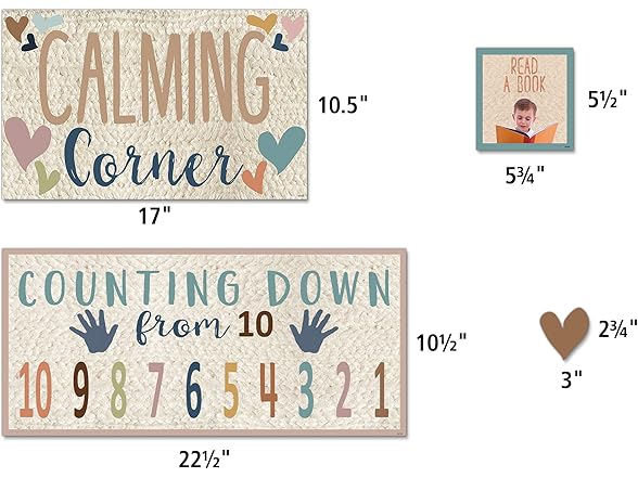 TCR Calming Corner Bulletin Board Set