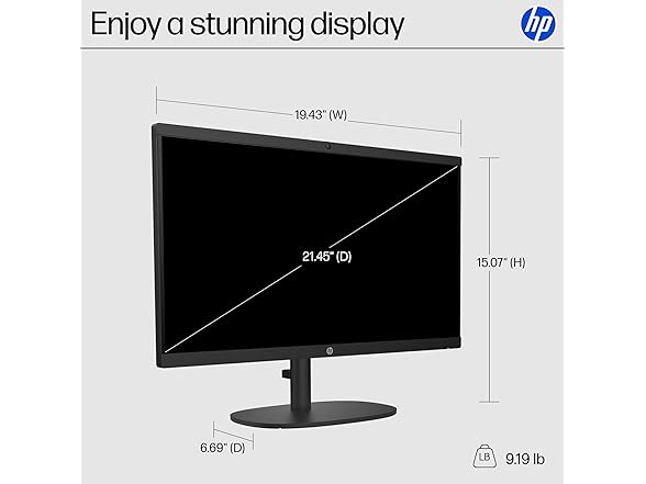 HP 22-dg0340 All-in-One Desktop PC