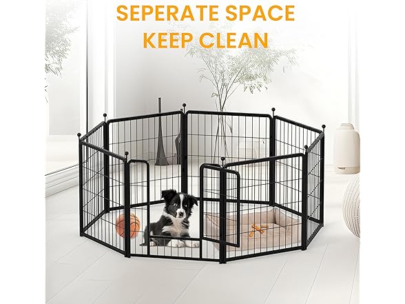 Healsmart 16 Panel 24" Dog Playpen