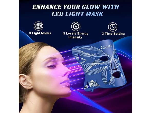 Lovsheme BC103825020087 LED FACE MASK