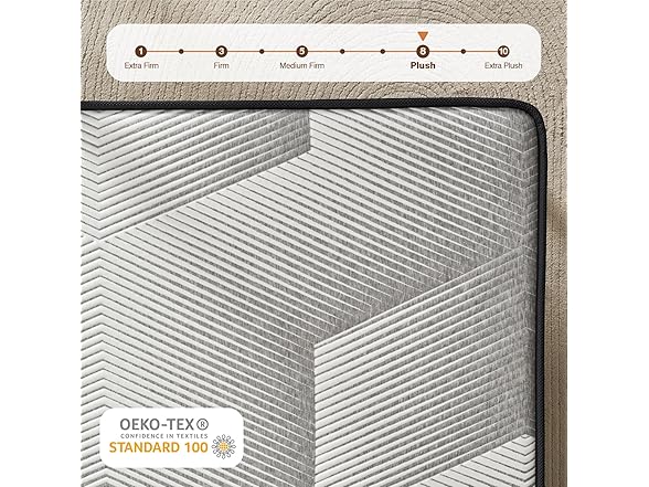 DIGLANT Euro Top Hybrid Queen Mattress