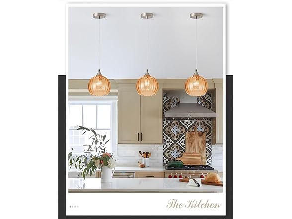 Brushed Nickel Pendant Lights Kitchen